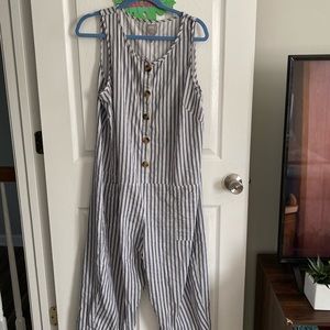 ASOS button front jumpsuit